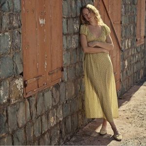 🌼 NWT Dôen Doen Sofia Dress Moonflower Yellow XXL